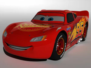 &eacute;clair mcqueen Modèle 3D