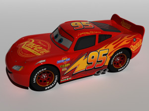 lightning mcqueen 3D Модель