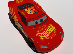 lightning mcqueen 3D Модель