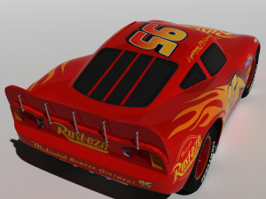 lightning mcqueen 3D Модель