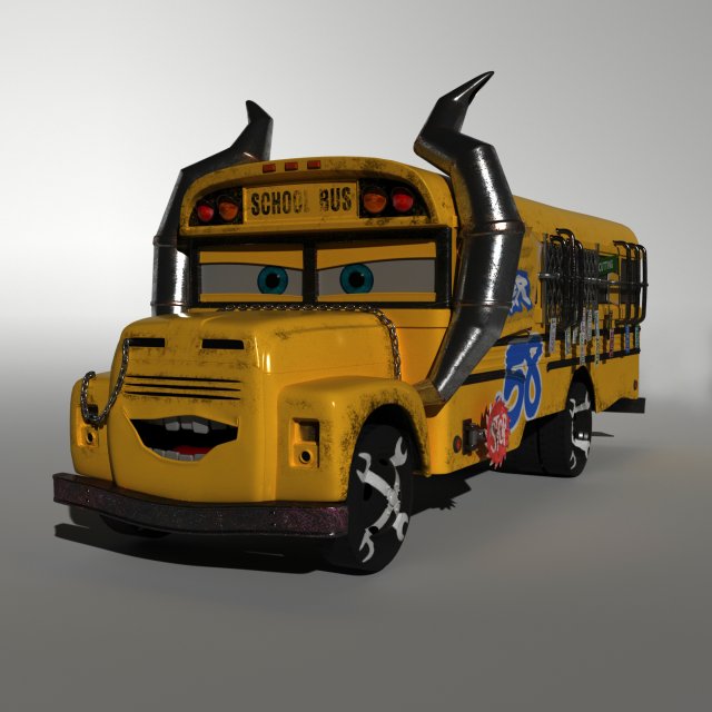 miss fritter 3D Model .c4d .max .obj .3ds .fbx .stl .blend 