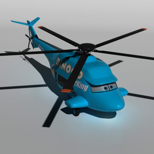 rotor turbosky Modello 3D .c4d .max .obj .3ds .fbx .stl .blend 