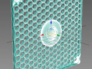 panggangan untuk pendingin komputer 120 mm Model Cetak 3D