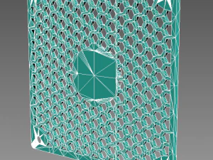 panggangan untuk pendingin komputer 120 mm Model Cetak 3D