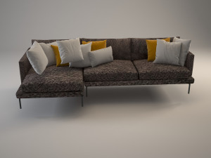 elliot sofa 3D Модель