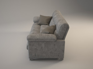 minter upholstered sleeper sofa 3D मॉडल