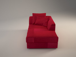 sofa mini Model 3D