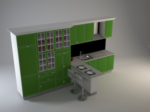 kitchen 3D 모델