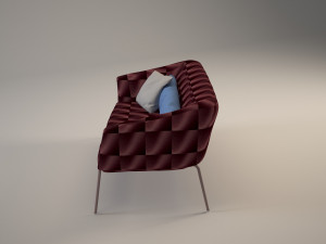 nikos sofa 3D 模型