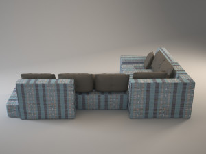 milan modular sofa 3D Модель