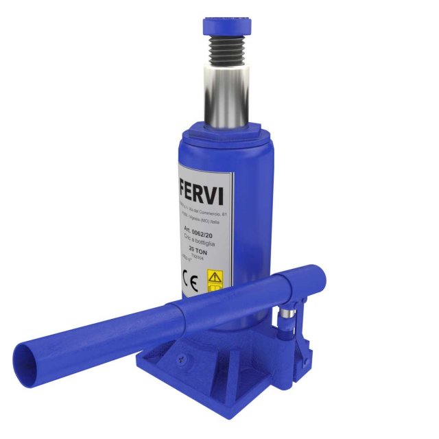 hydraulic bottle jack 3D Model .c4d .max .obj .3ds .fbx .stl .blend