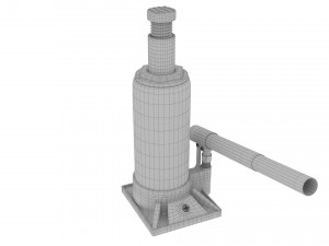 hydraulic bottle jack 3D Model
