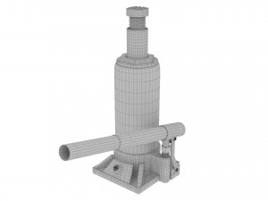 hydraulic bottle jack 3D Model