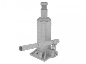 hydraulic bottle jack 3D Model