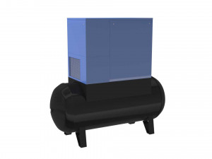 air compressor abac Model 3D