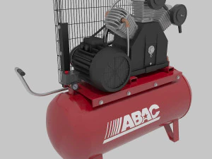 エアコンプレッサーアバック 3Dモデル