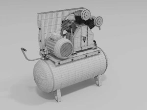 air compressor abac 3D Model