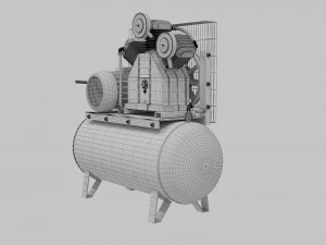 air compressor abac 3D Model