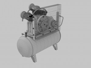 air compressor abac 3D Модель