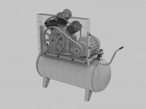 air compressor abac 3D Модель