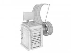 wheel balancer 3D Model