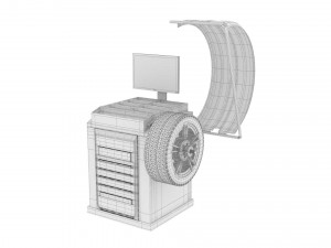 wheel balancer Modello 3D
