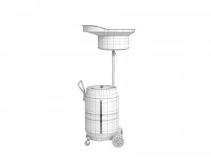 waste oil drain 3D Model