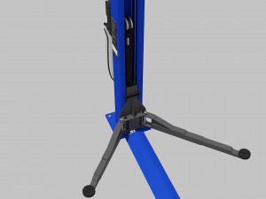 two post car lift Model 3D