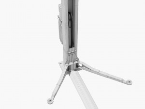 two post car lift Model 3D
