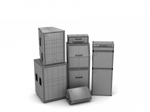speaker marshall jvm 3D Модель