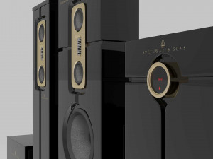 steinway lyngdorf model d 3D Model