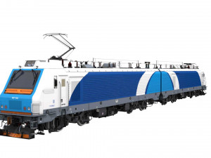 electric locomotive bkg1 3D Model