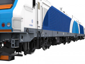 electric locomotive bkg1 3D Model