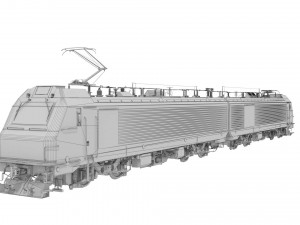 electric locomotive bkg1 3D Model