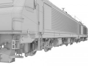 electric locomotive bkg1 3D Model