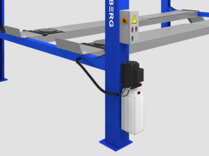 4 post car lift Modelo 3D