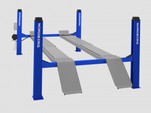 4 post car lift Modelo 3D