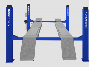 4 post car lift Modelo 3D