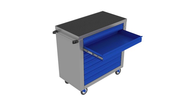 tools trolley Modello 3D .c4d .max .obj .3ds .fbx .stl .blend 