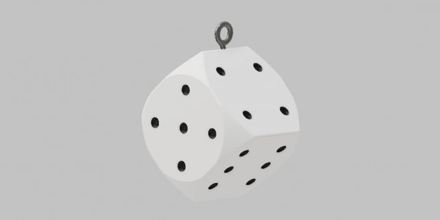 dice 3D Print Model .c4d .max .obj .3ds .fbx .stl .blend 