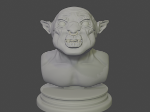 ogre bust Modelo de impresión 3D
