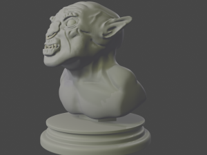 ogre bust 3D Принт Модель