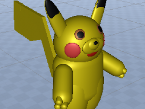 pikachu 3D 모델