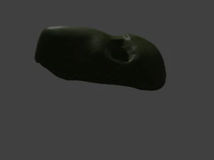 m&aacute;scara Modelo 3D