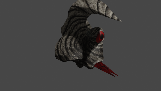 Head Monster 3D Model .c4d .max .obj .3ds .fbx .stl .blend 