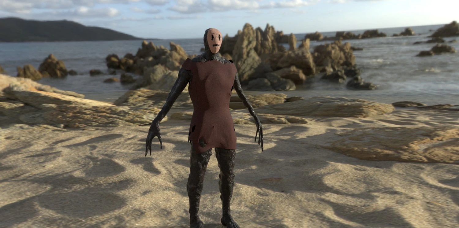 Monster 3D Model .c4d .max .obj .3ds .fbx .stl .blend 