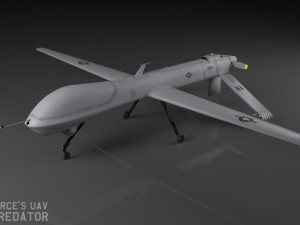 mq-1a predator uav 3D मॉडल