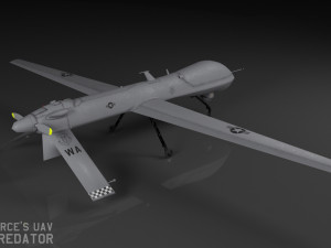 mq-1a predator uav Modelo 3D