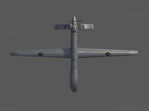 mq-1a predator uav Modelo 3D