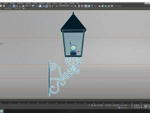 wall street lamp 3D Model